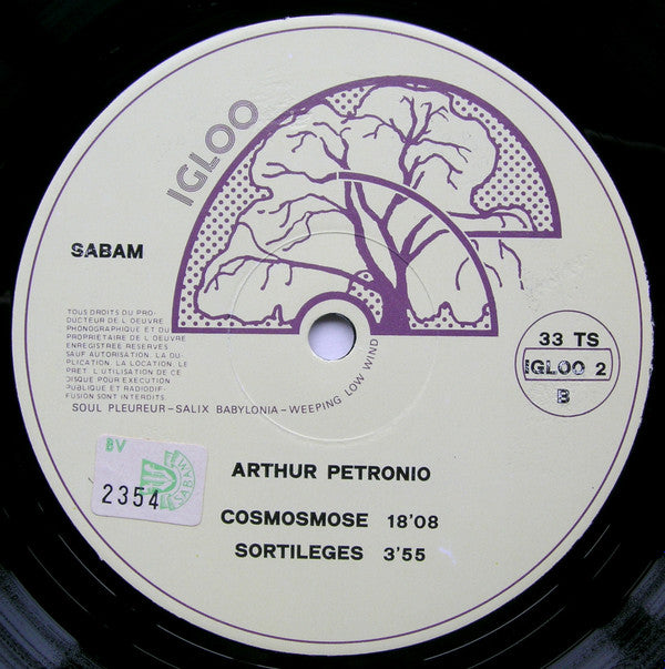 Arthur Pétronio : Arthur Pétronio (LP)