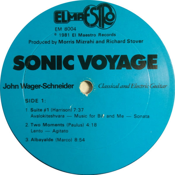 John Schneider (5) : Sonic Voyage (LP, Album)