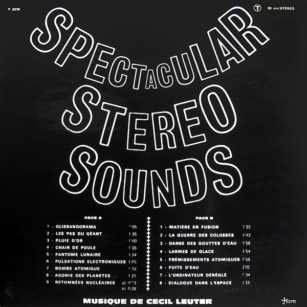 Cecil Leuter : Spectacular Stereo Sounds (LP)