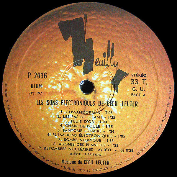 Cecil Leuter : Spectacular Stereo Sounds (LP)