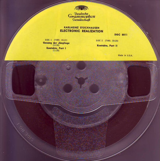 Karlheinz Stockhausen : Gesang Der Jünglinge - Kontakte (Song Of The Youths) (Reel, 4tr Stereo, 7" Reel)