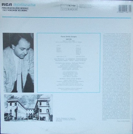 Flavio Scogna : Anton (opera In Un Atto) (LP, Promo, Gat)