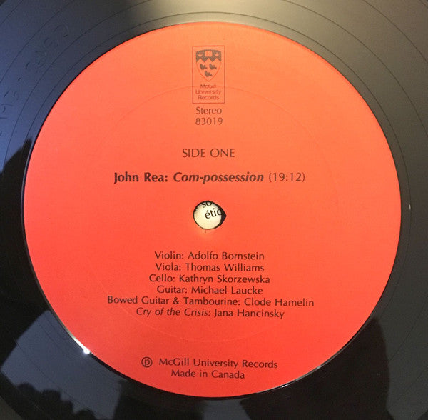 John Rea, Bruce Mather : Winners Of The Jules Leger Prize For New Chamber Music (LP, Album, Comp)