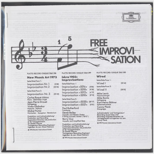 [CP 000.25 CD] New Phonic Art, Iskra 1903, Wired; Free Improvisation