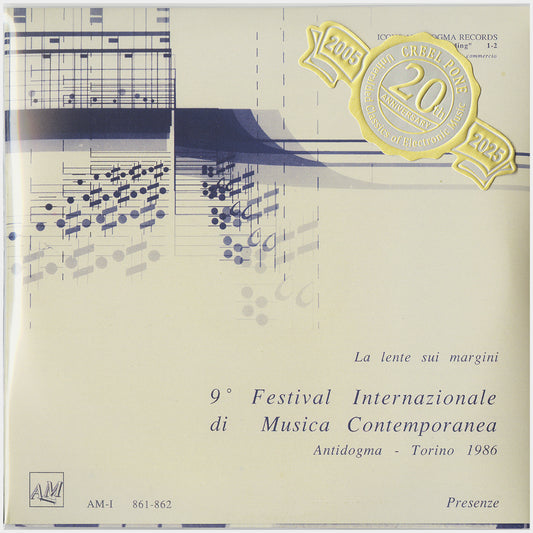 [CP 000.33 CD] 9°, 10º Festival Internazionale Di Musica Contemporanea Antidogma - Torino 1986, 1987 +