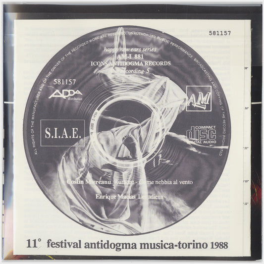 [CP 000.33 CD] 9°, 10º Festival Internazionale Di Musica Contemporanea Antidogma - Torino 1986, 1987 +