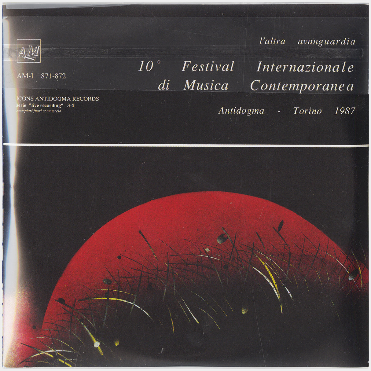 [CP 000.33 CD] 9°, 10º Festival Internazionale Di Musica Contemporanea Antidogma - Torino 1986, 1987 +