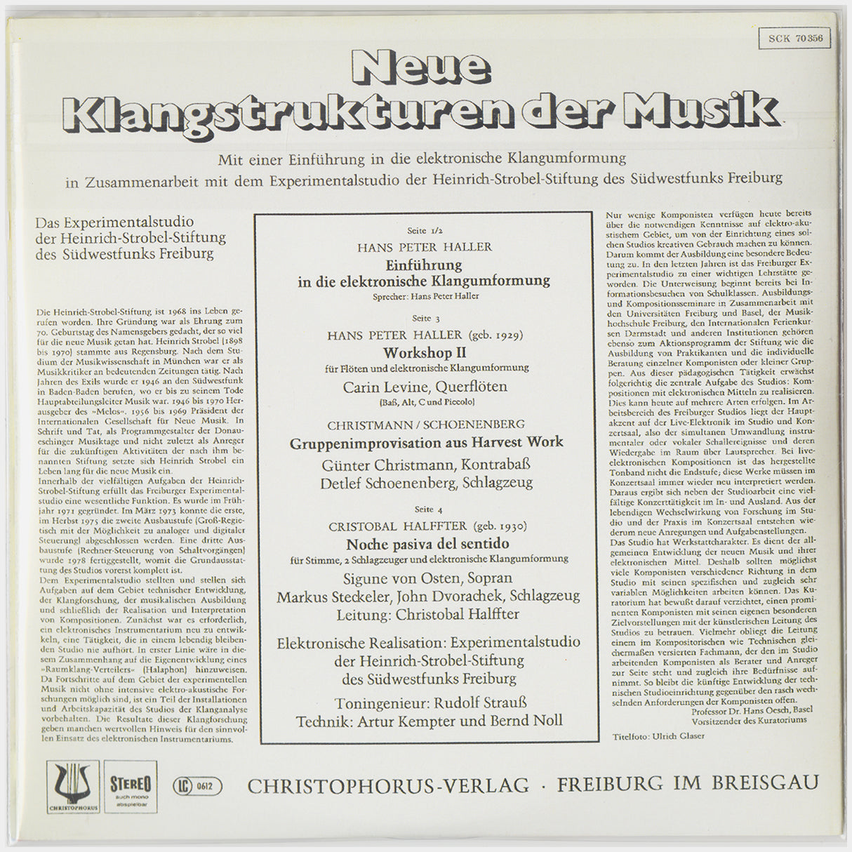 [CP 000.37 CD] Neue Klangstrukturen Der Musik