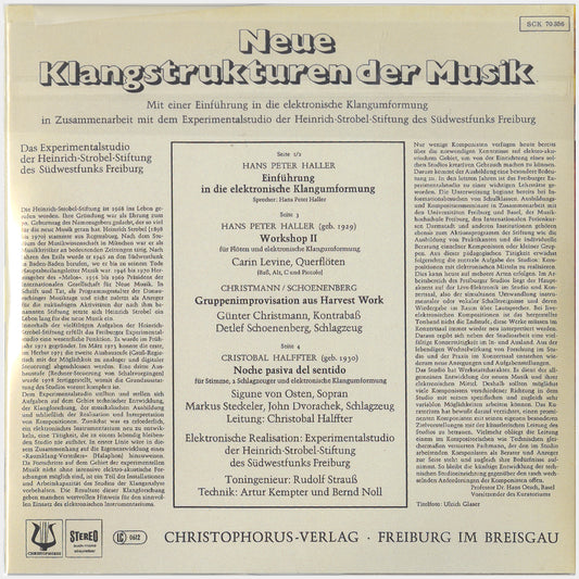 [CP 000.37 CD] Neue Klangstrukturen Der Musik