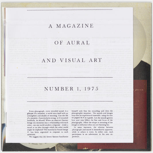 [CP 000.43 CD] The Complete Sound Image; Sound Image Number I 1975, Sound Image Number II Greek Villages, Sound Image Number III Bahia