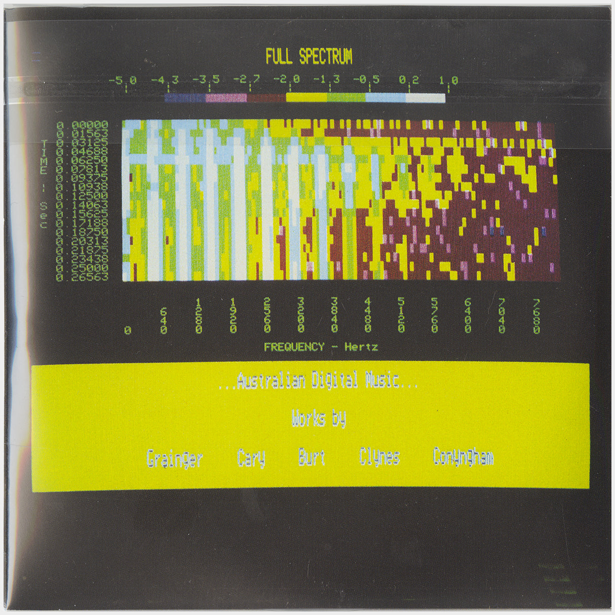 [CP 044 CD] Electronic Music, University of Melbourne; Full Spectrum, Australian Digital Music