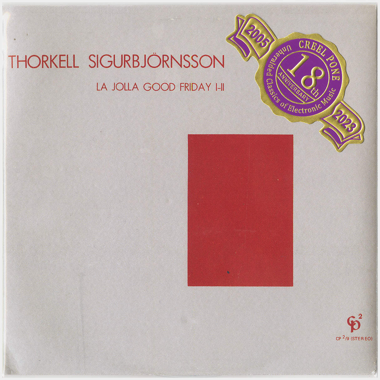 [CP 052 CD] Þorkell (Thorkell) Sigurbjörnsson; La Jolla Good Friday I-II, Kisum, Intrada