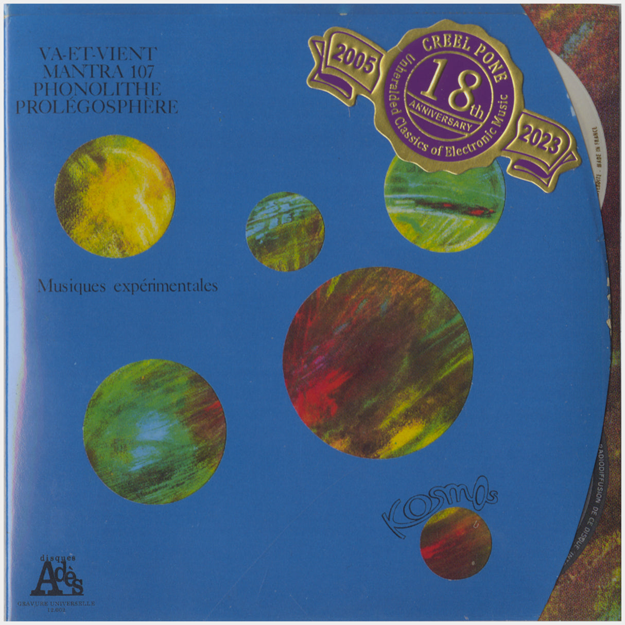 [CP 067-097 CD] André Almuró; Kosmos, Musiques Expérimentales, L'Envol, Ambitus, Prolegosphere