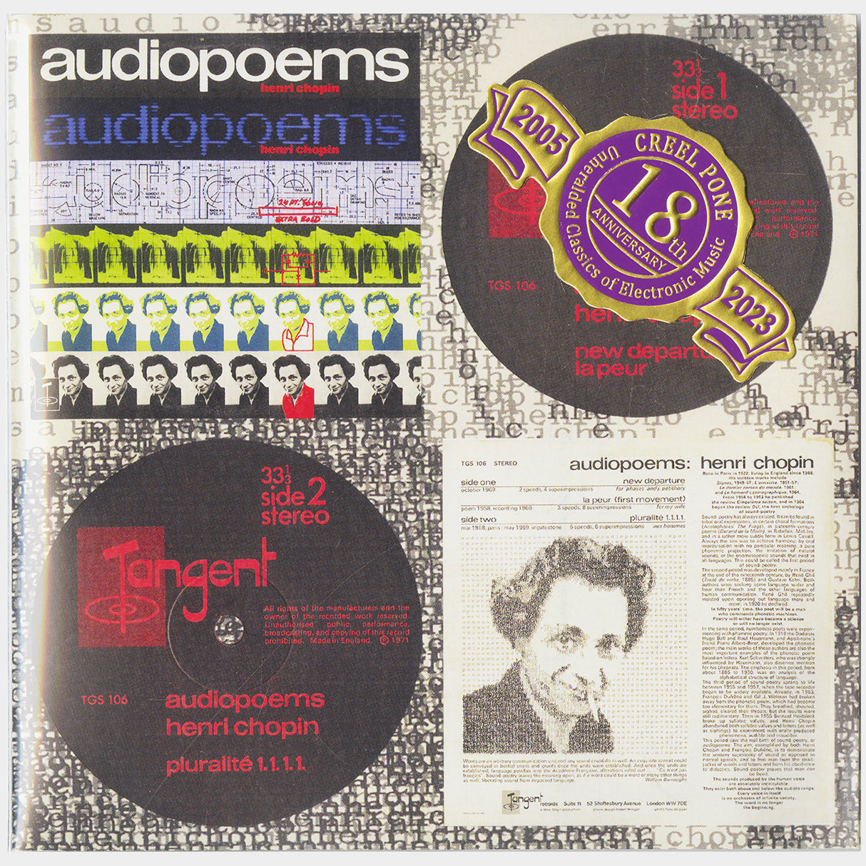 [CP 111 CD] Henri Chopin; Audiopoems, Audiopoems, Poésie Sonore