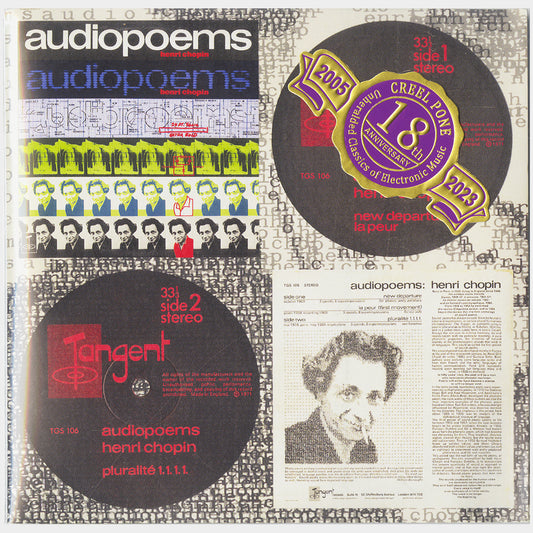 [CP 111 CD] Henri Chopin; Audiopoems, Audiopoems, Poésie Sonore