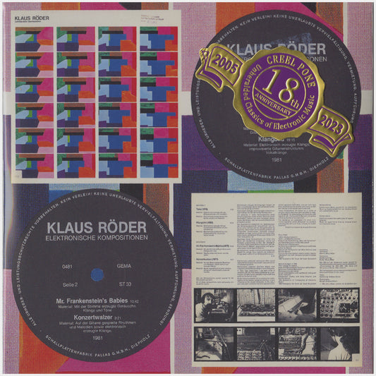 [CP 155 CD] Klaus Röder; Elektronische Kompositionen 1975-1983