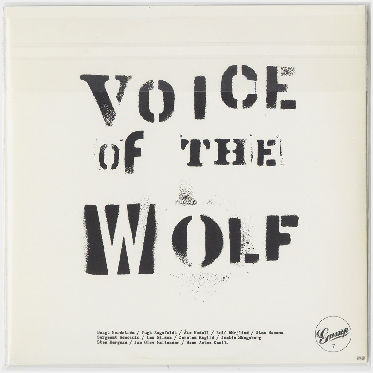 [CP 199.14 CD] Voice Of The Wolf