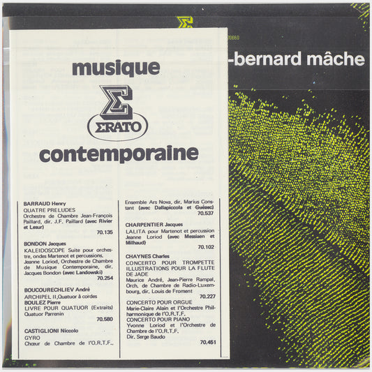 [CP 199.23 CD] Guy Reibel, François-Bernard Mâche; À Mille Et Une Voix, Kemit, Korwar, Temes Nevinbür, Canzone II