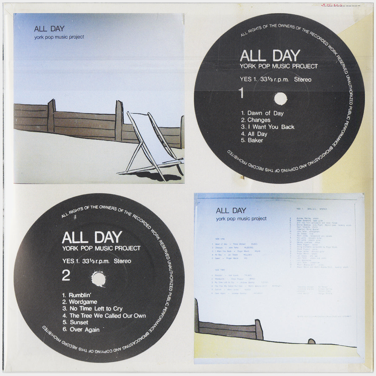 [CP 250-251 CD] Electronic Music from York, York Pop Music Project