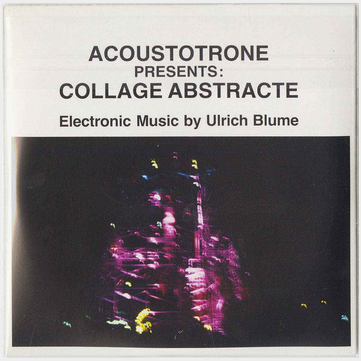 [CP 265 CD] Ulrich Blume; Ground Your Ears, Collage Abstracte