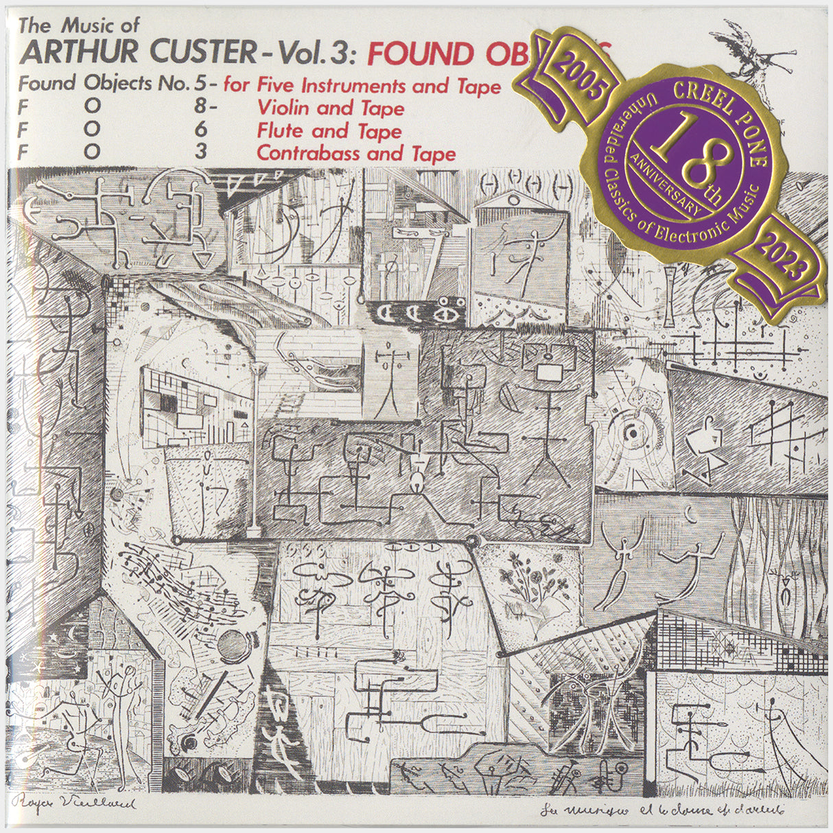 [CP 288 CD] Arthur Custer; Found Objects