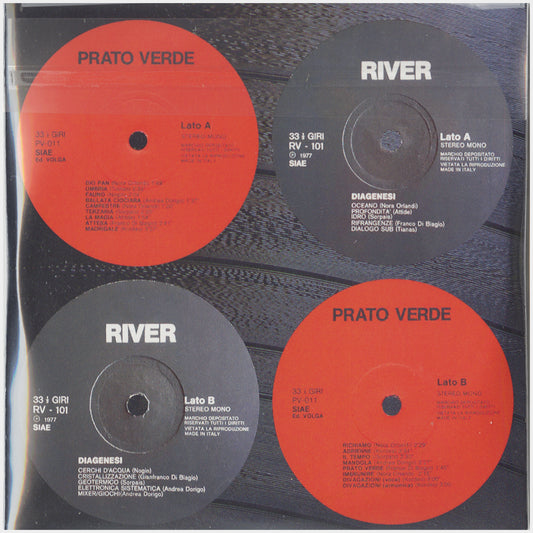 [CP 290-291 CD] Nora Orlandi, Franco Di Biagio, Andrea Dorigo, Guido Podestà; Pulsar, Diagenesi, Tramite, Colori, Prato Verde, Angelico
