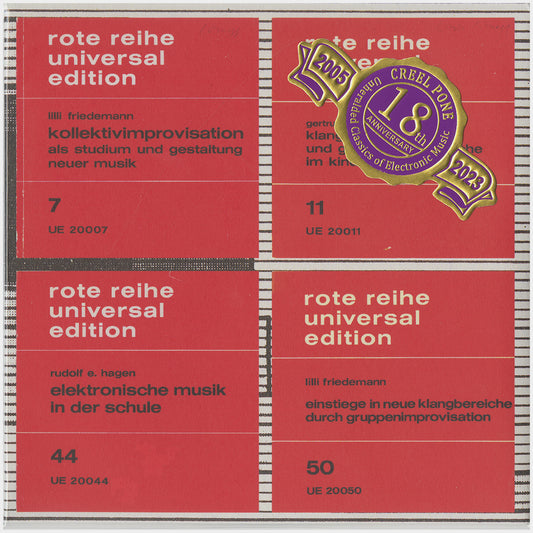 [CP 299 CD] Lilli Friedemann, Gertrud Meyer-Denkmann, Rudolf E. Hagen; Rote Reihe Universal Edition Singles