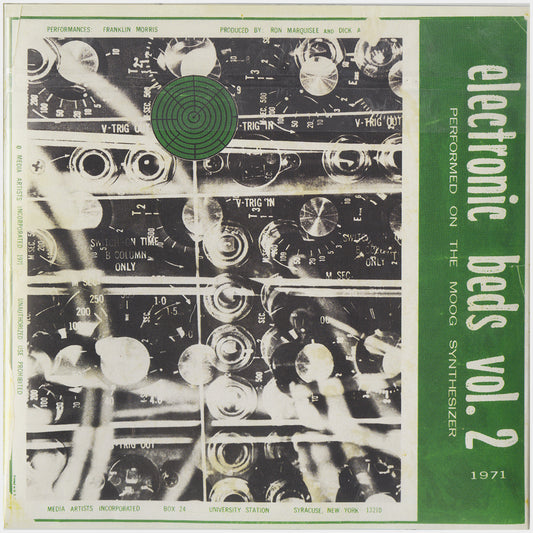 [CP 315 CD] Franklin Morris, Ron Marquisee, Dick Averson, Ward Hartenstein; Electronic Beds Vol. 1 & 2, 1970-1971, Composition In Hypnotic Idiom