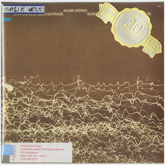 [CP 316 CD] Lew Corelis, Jack Schrage, Musik Werks; Songs You've Never Heard Before, Intersketches