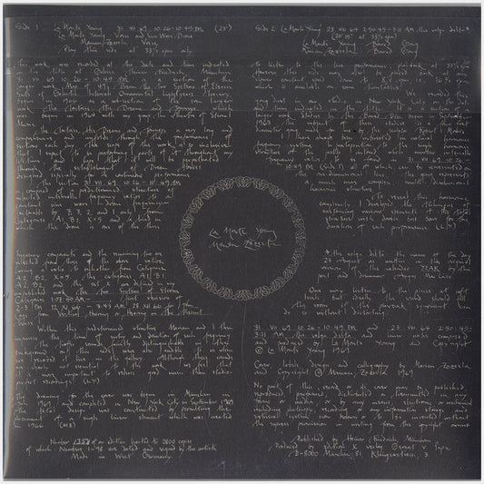 [CP 000.03 CD] La Monte Young, Marian Zazeela; 31 VII 69 10:26 - 10:49 PM, 23 VIII 64 2:50:45 - 3:11 AM The Volga Delta