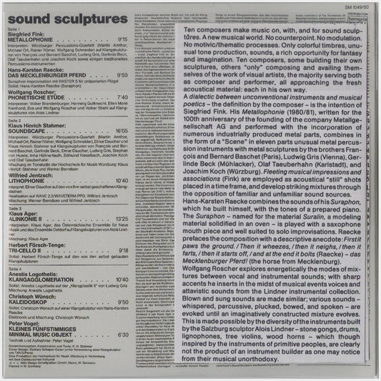 [CP 000.39 CD] Sound Sculptures