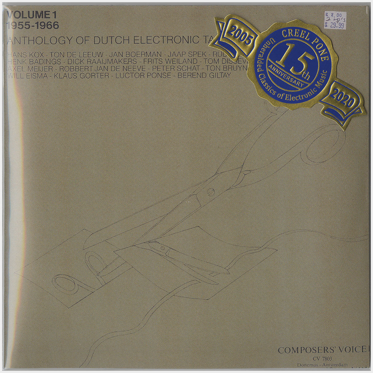 [CP 010-011 CD] Anthology Of Dutch Electronic Tape Music, Volume 1 1955-1966