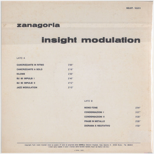 [CP 016 CD] Zanagoria; Insight Modulation