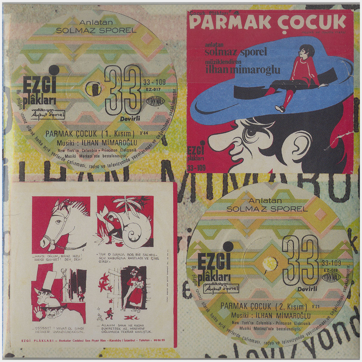 [CP 026 CD] Solmaz Sporel, Ilhan Mimaroglu; Parmak Çocuk, Çizmeli Kedi