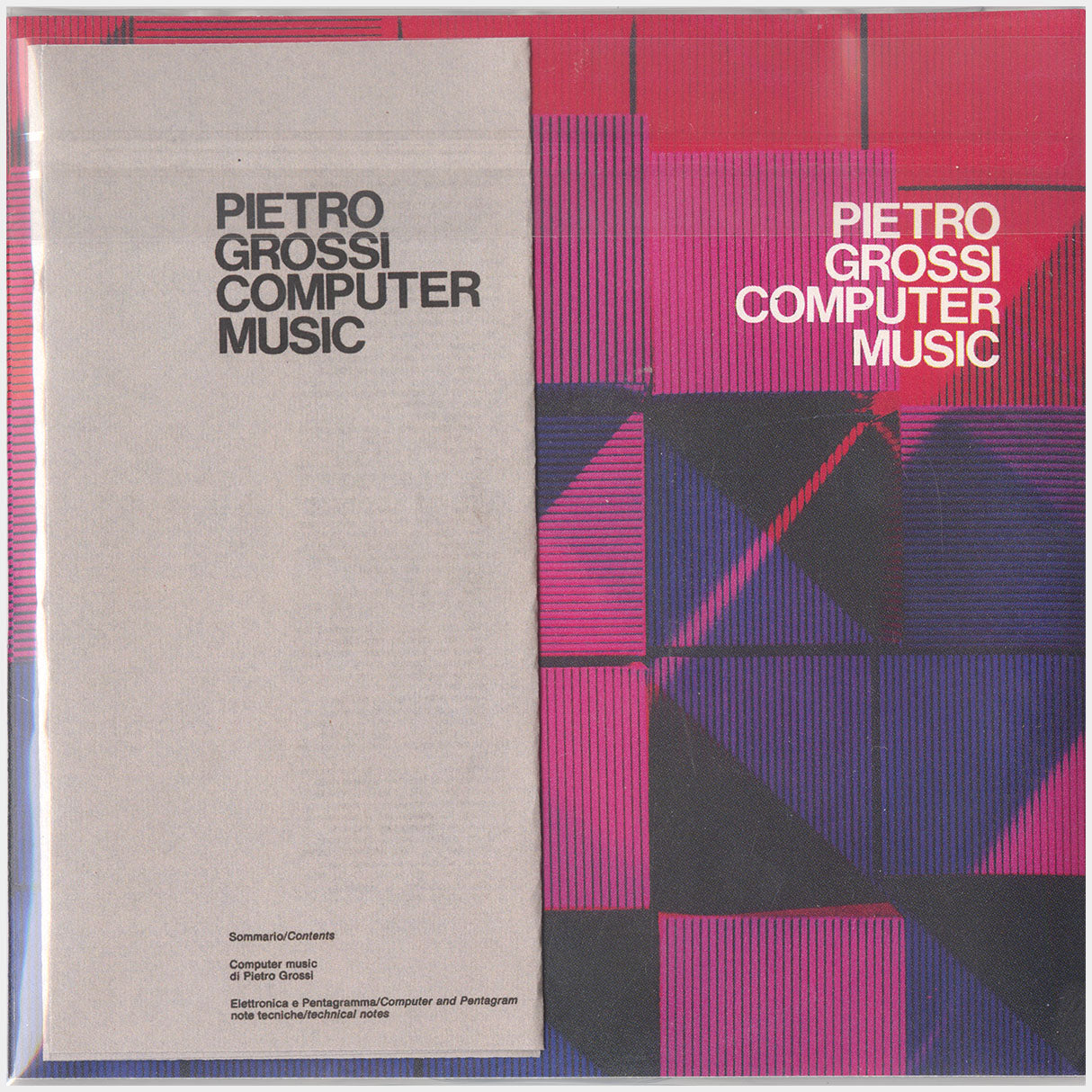 [CP 040-041-041.5 CD] Pietro Grossi; Computer Music, Buon Natale 1967 e Felice Anno Nuovo