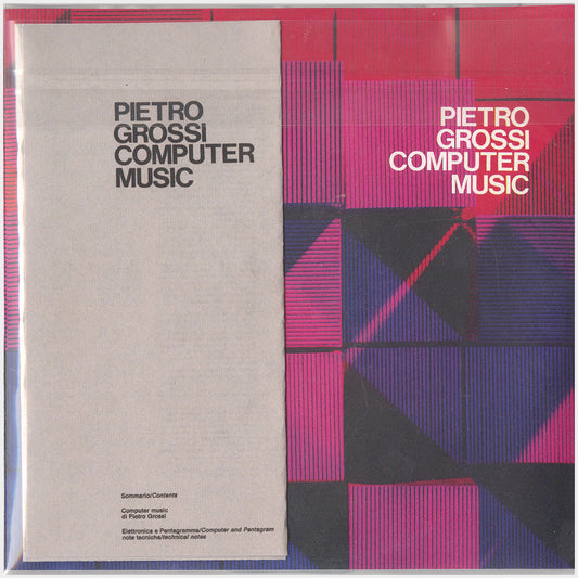 [CP 040-041-041.5 CD] Pietro Grossi; Computer Music, Buon Natale 1967 e Felice Anno Nuovo