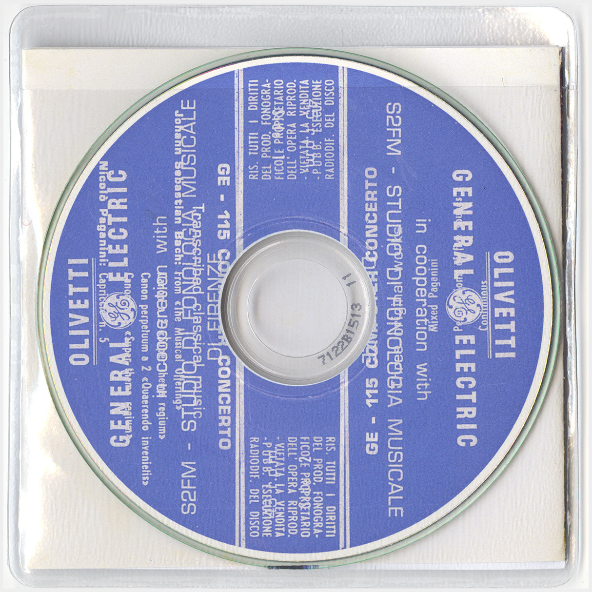 [CP 040-041-041.5 CD] Pietro Grossi; Computer Music, Buon Natale 1967 e Felice Anno Nuovo