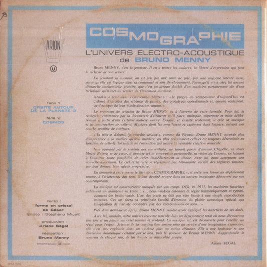 [CP 043 CD] Bruno Menny; Cosmographie