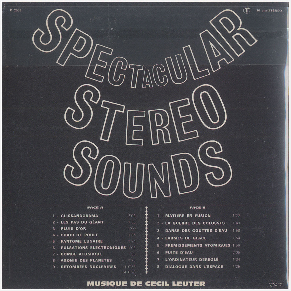 [CP 074 CD] Cecil Leuter; Spectacular Stereo Sounds, Les Sons Électroniques