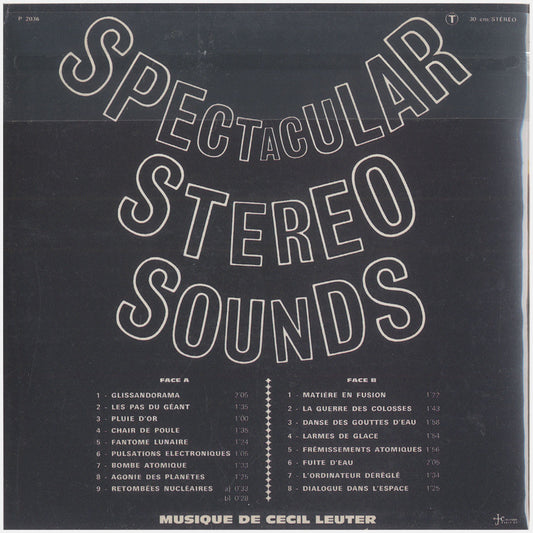 [CP 074 CD] Cecil Leuter; Spectacular Stereo Sounds, Les Sons Électroniques