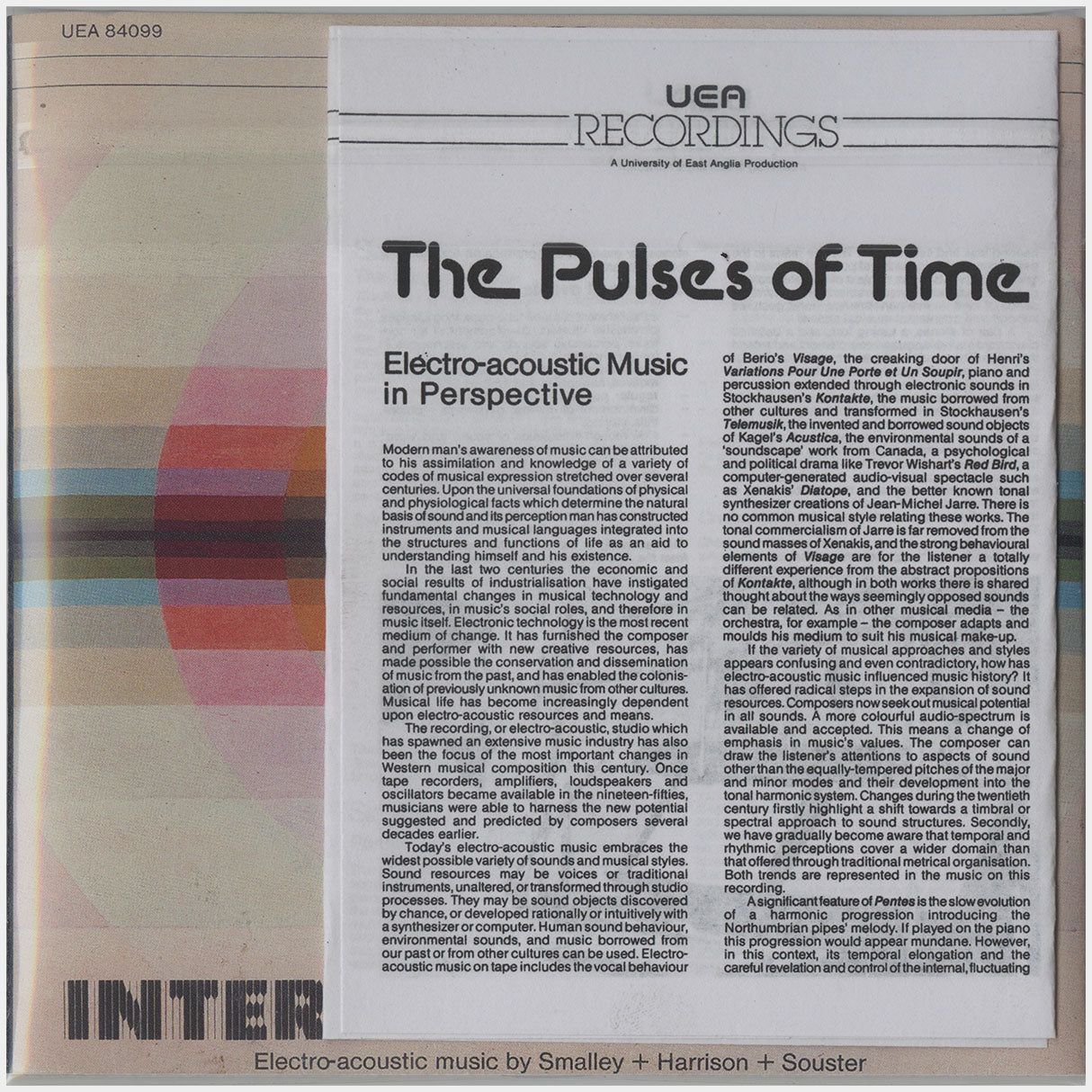 [CP 075 CD] Dennis Smalley, Jonty Harrison, Tim Souster; The Pulses of Time, Interpenetrations