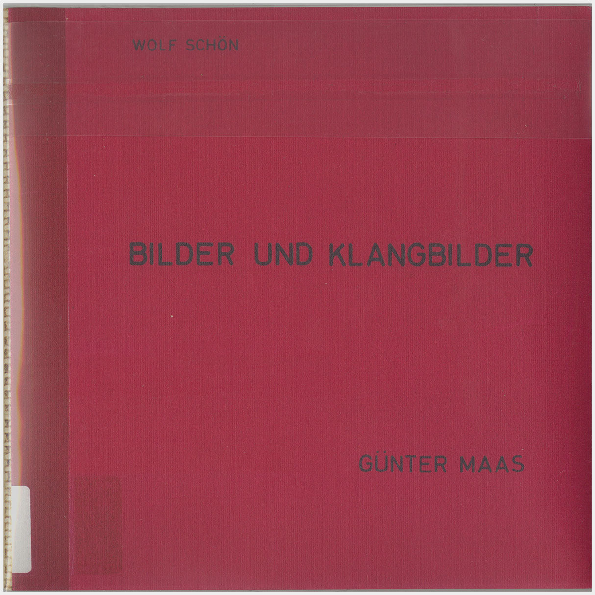 [CP 087 CD] Günter Maas; Klangbilder, Bilder Und Klangbilder