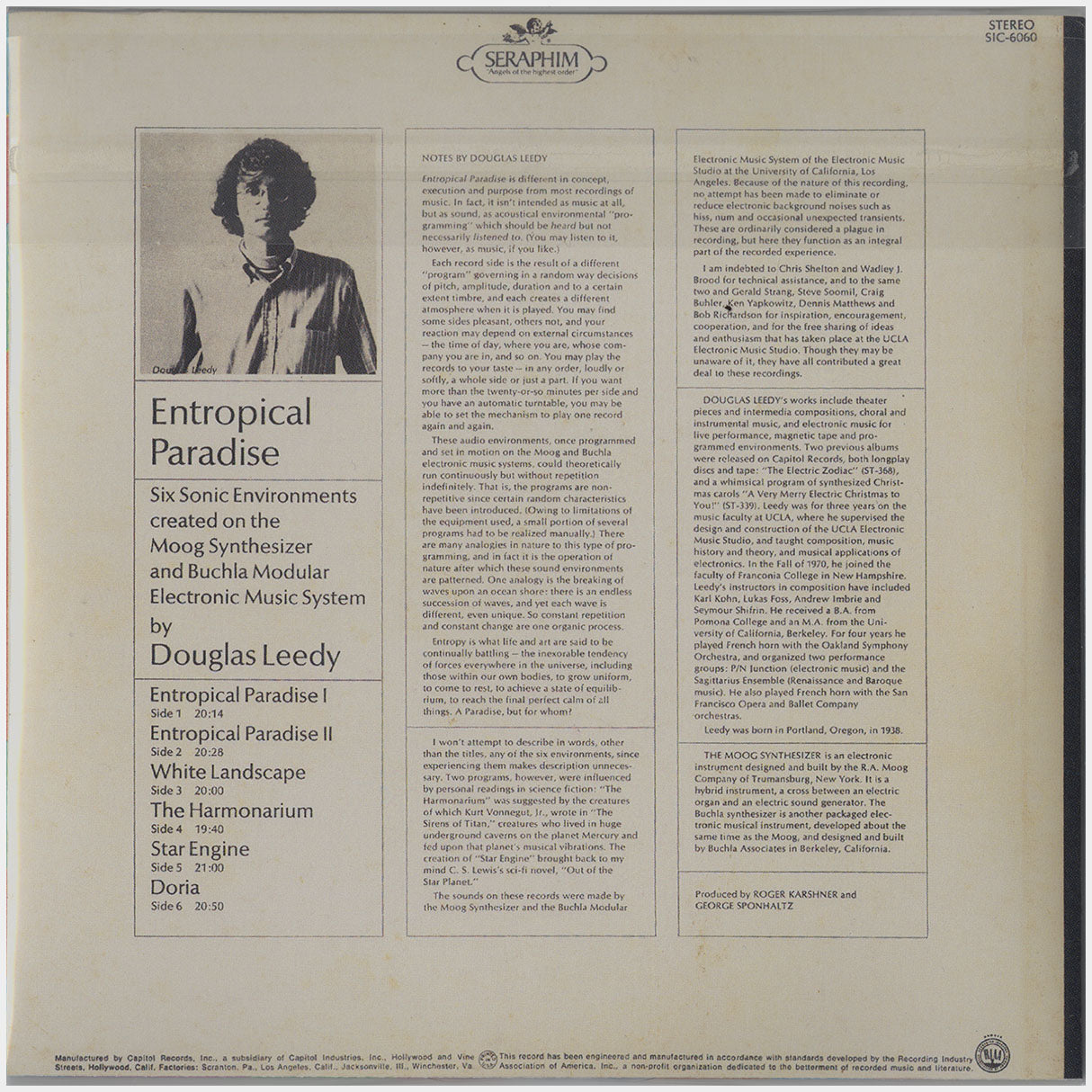 [CP 090-091 CD] Douglas Leedy; Entropical Paradise