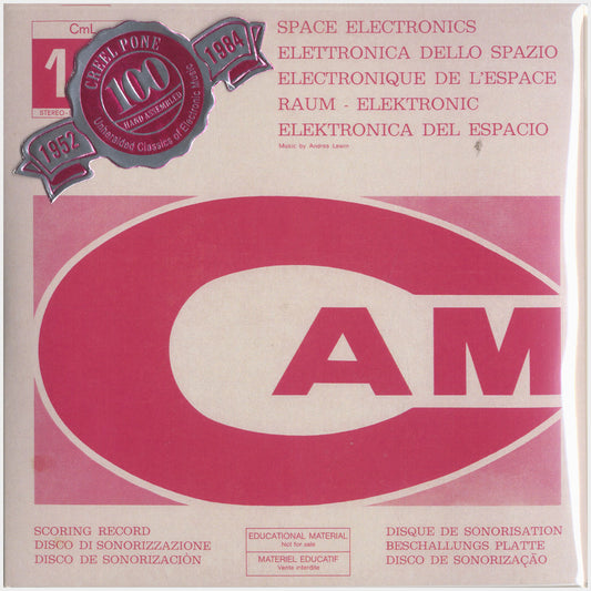 [CP 126 CD] Andrés Lewin-Richter; Space Electronics (CML 142), Electronic Mystery (CML 143), Ligatures (CML 144)