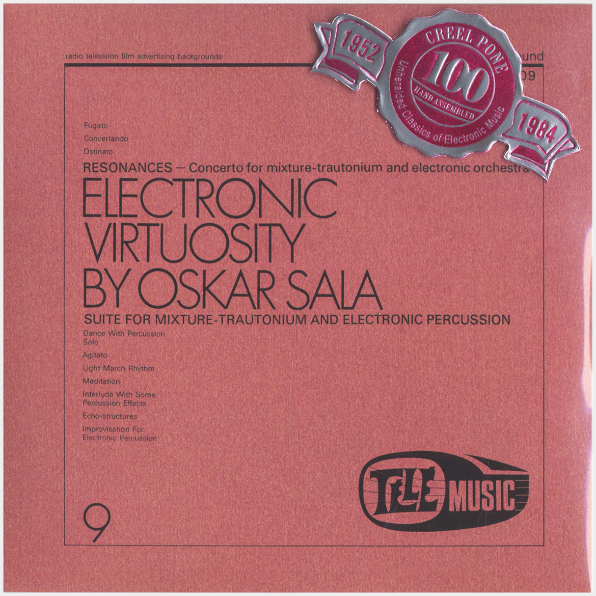 [CP 128 CD] Oskar Sala; Electronic Virtuosity