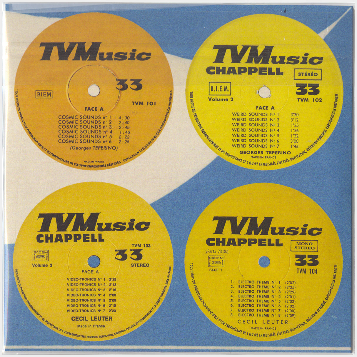 [CP 132 CD] Georges Teperino, Cecil Leuter; The Complete TVMusic, 101-104