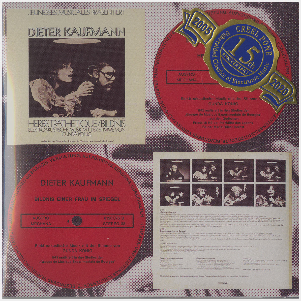 [CP 147 CD] Dieter Kaufmann; Herbstpathetique, Bildnis, Evocation+