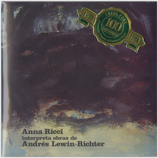 [CP 160-161 CD] Andrés Lewin Richter, Anna Ricci; Interpreta Obras, Musica Electroacústica
