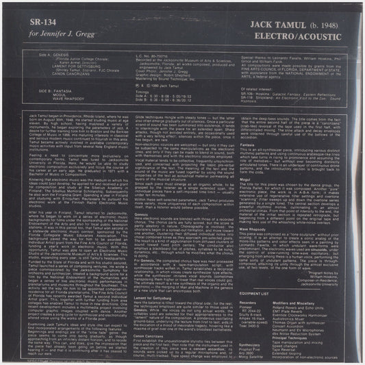 [CP 162 CD] Jack Tamul; Electro/Acoustic, The Referee Has Vanished, Zaat