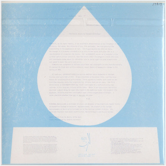 [CP 165 CD] Randall McClellan; Genesis Interruptions +